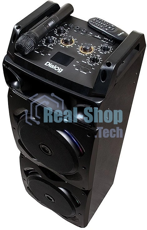 Акустическая колонка Dialog Oscar AO-220 1.0, 100W RMS, Караоке с беспр. микр, BT/FM/USB/SD/GT