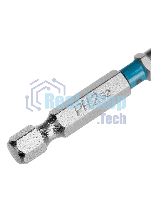 Бита Gross PH2х50 мм, сталь S2, шестигр., отрывн., 10 шт.