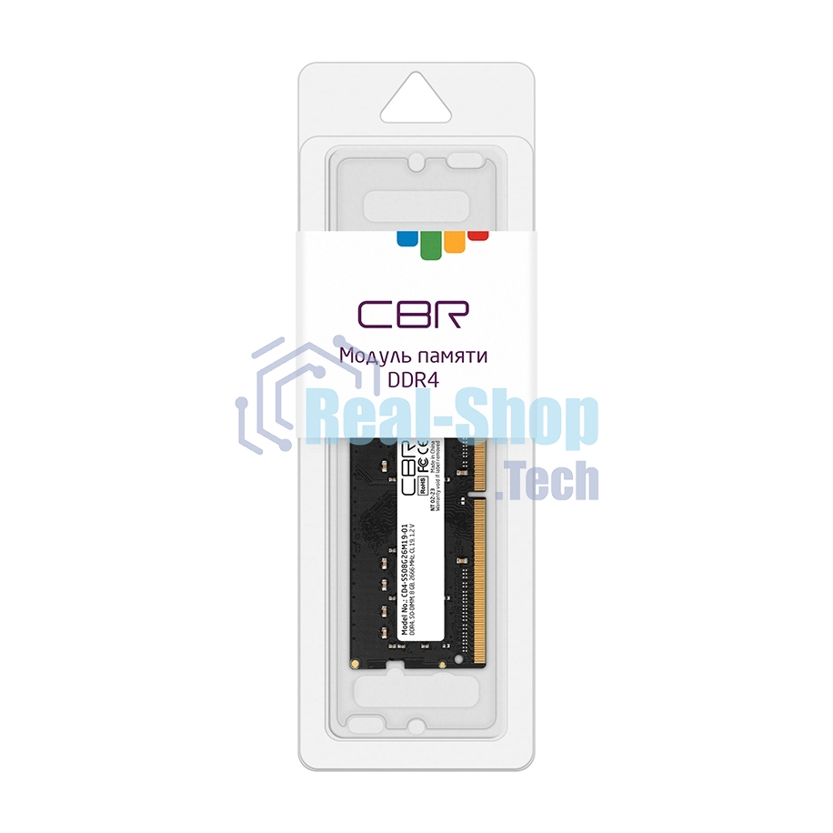 Оперативная память CBR, DDR4, 8GB (1x8 GB), 2666 MHz, CL19, SO-DIMM