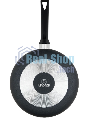 Сковорода Rondell Arabesco RDA-776, 24 см, без крышки, черный