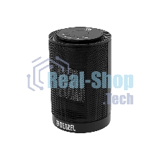 Тепловентилятор керамический Denzel DTFC-1200, черный, 600/1200 Вт, 12 м2, 3 режима, термостат