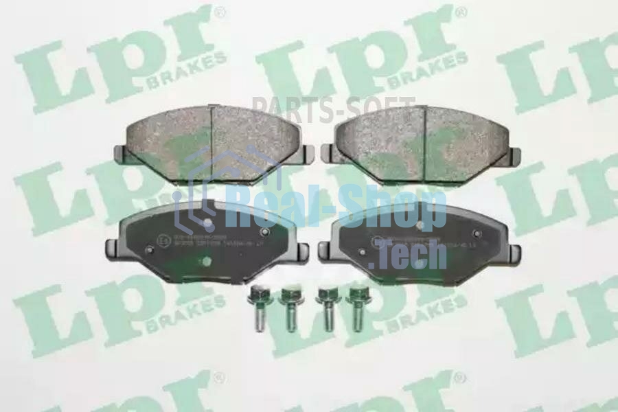 Колодки тормозные передние LPR 05P1795, комплект