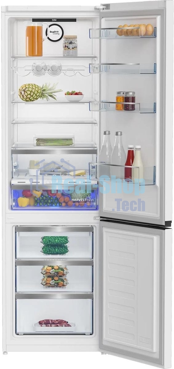 Холодильник Beko B5RCNK403ZW белый двухкамерный 257/100л морозилка снизу, No Frost