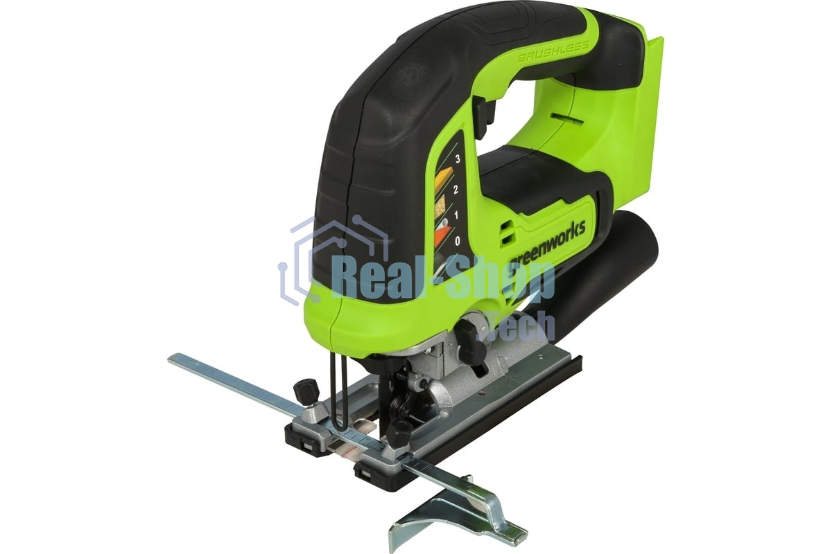 Лобзик электрический аккумуляторный GreenWorks GD24JS, 24V, бесщеточный без АКБ и ЗУ