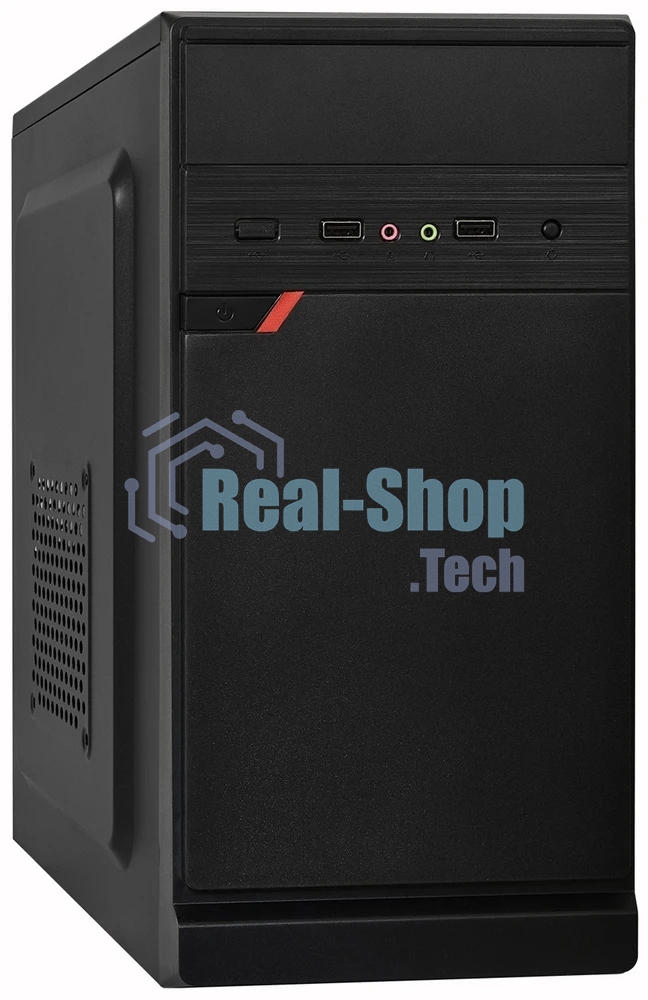 Компьютерный корпус Minitower ExeGate BAA-106-AA500 (mATX, БП AA500 с вент. 8см, 2хUSB, аудио, черный)