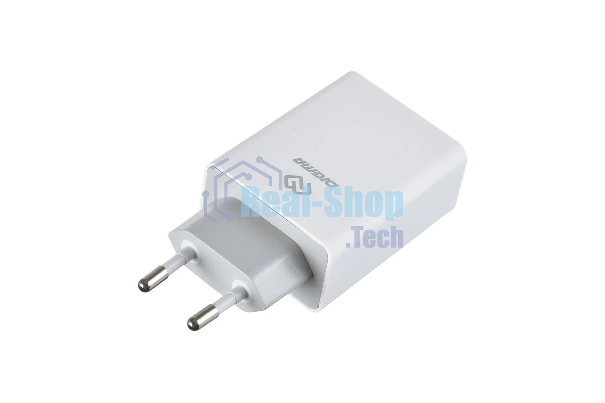 Сетевое зарядное устройство Digma DGWC-3U-5A-WG 5A универсальное белый