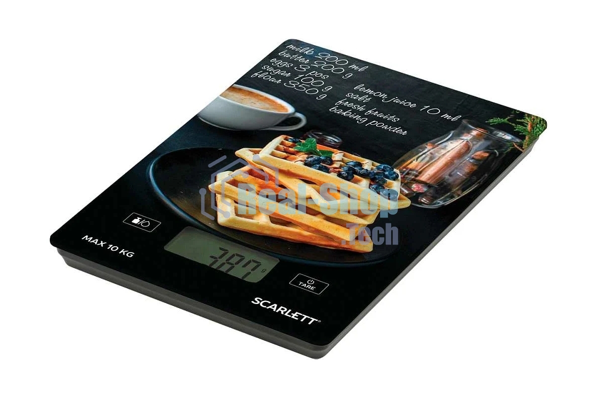 Весы кухонные Scarlett SC-KS57P75 (Вафли)
