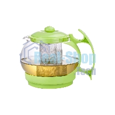 Чайник заварочный Mallony Decotto-1100 с пластик ручкой, фильтр из нерж ст, 1,1 л