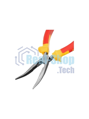 Длинногубцы Matrix изогнутые insulated 200 мм, двухкомпонентные рукоятки