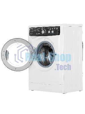 Стиральная машина Indesit EWSD 51031 BK CIS белая, загрузка фронтальная 5 кг, 1000 об/мин, класс A