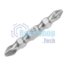 Бита двухстор., PH2-PH2х45мм, сталь S2, 10шт. Gross