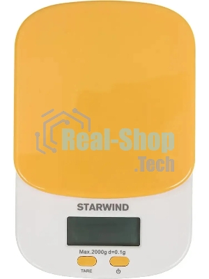 Весы кухонные Starwind SSK2158 макс.вес:2кг оранжевый