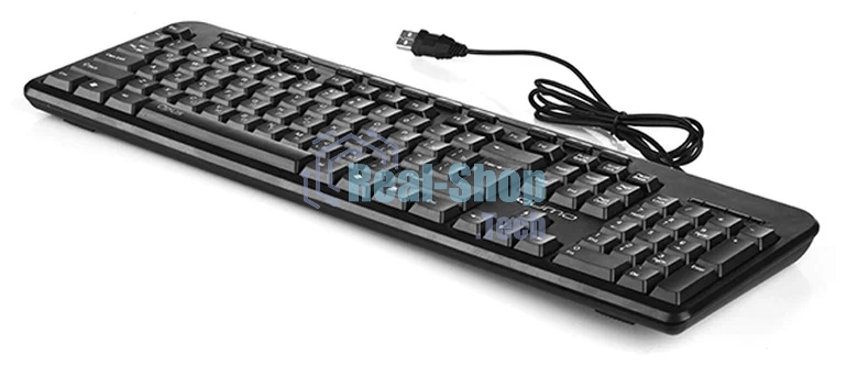 Клавиатура проводная офисная Qumo Opus K64, проводная,104 + 11