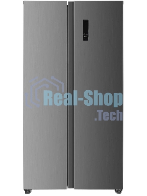 Холодильник Kraft KF-MS4801XI серый двухкамерный, 316/164 л, морозилка сбоку, No Frost, Side-by-Side