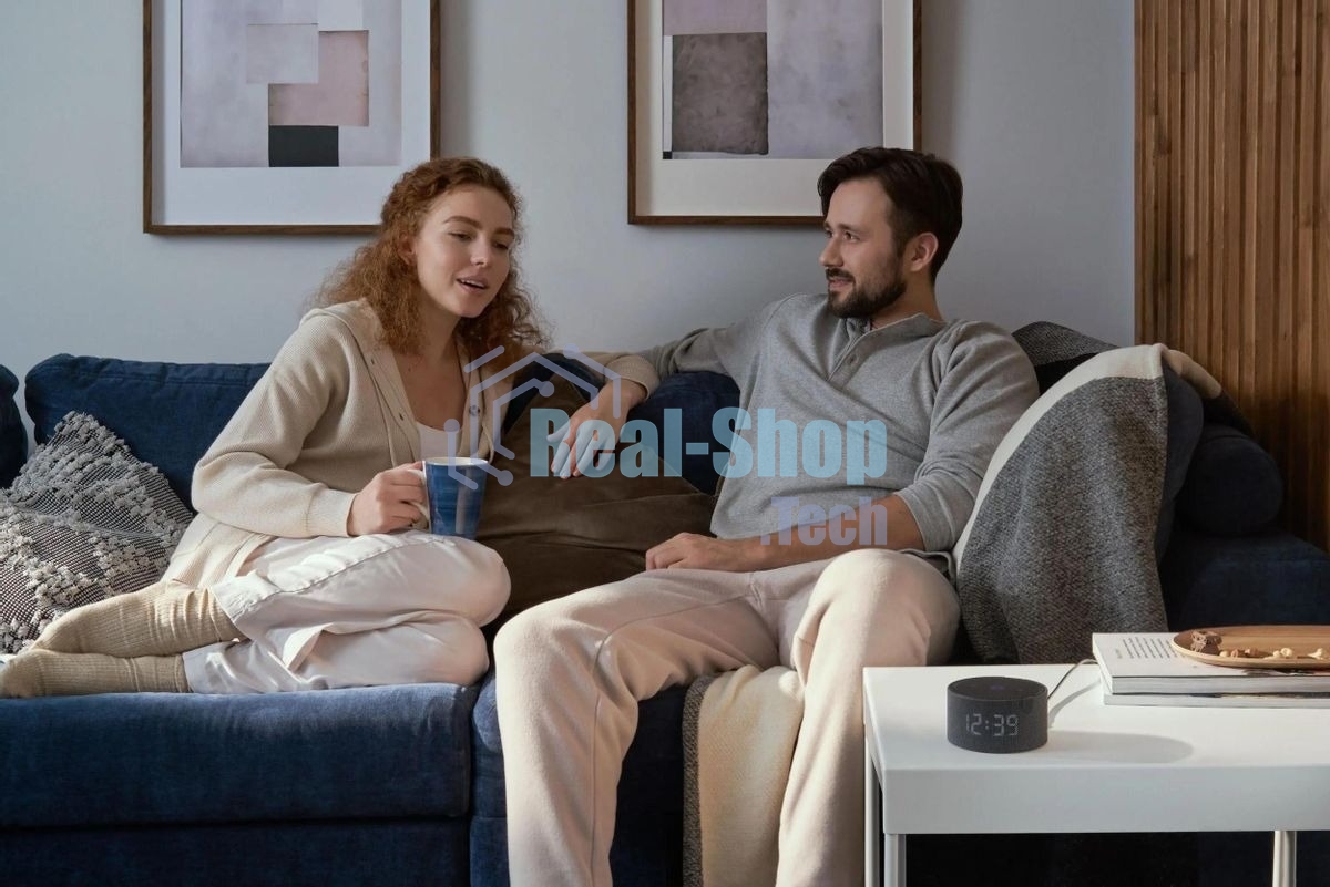 Умная колонка Яндекс Станция Мини, 10Вт, с голосовым ассистентом Алиса на YaGPT, с LED-часами, черный