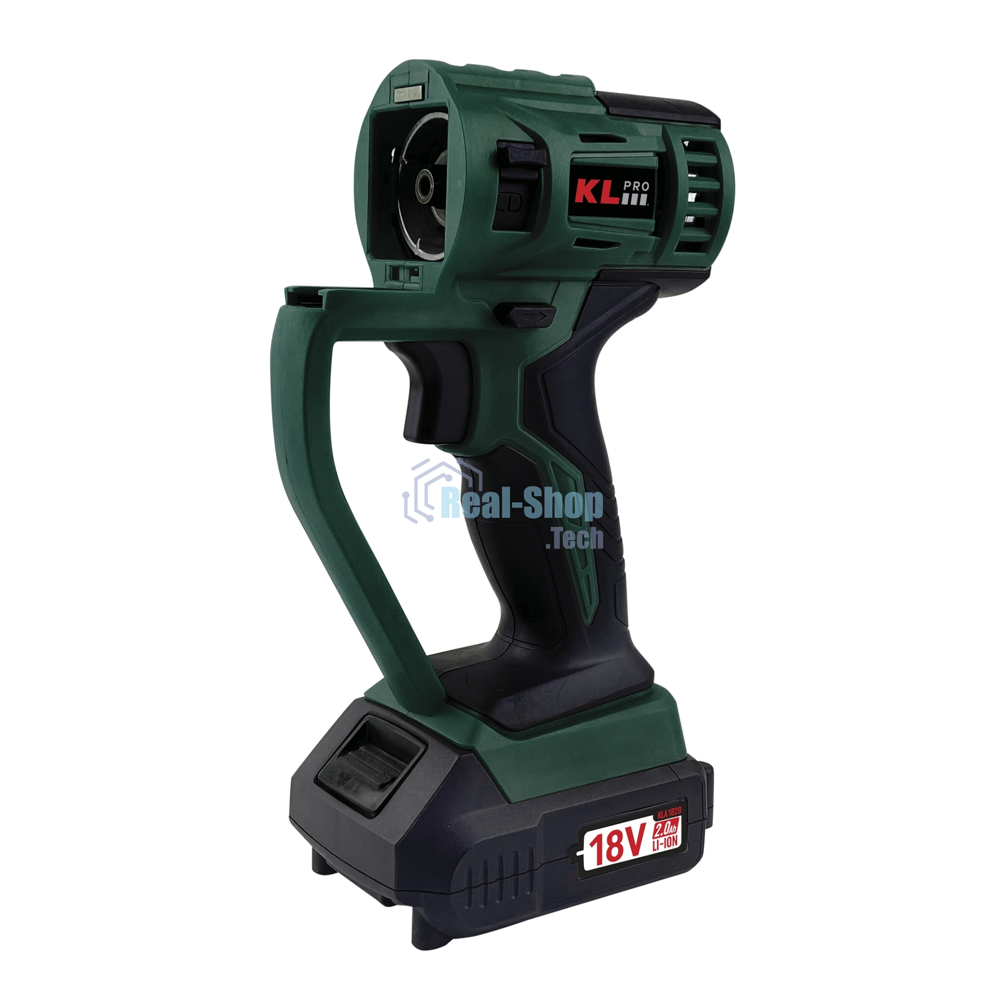 Профессиональный беспроводной мульти сет Klpro KLMS18-20 4в1 реноватор/уд шуруповерт/диск пила/лобзик (18В, Li-ion-2шт, 2.0А·ч,З/У, сумка + 20 аксес)