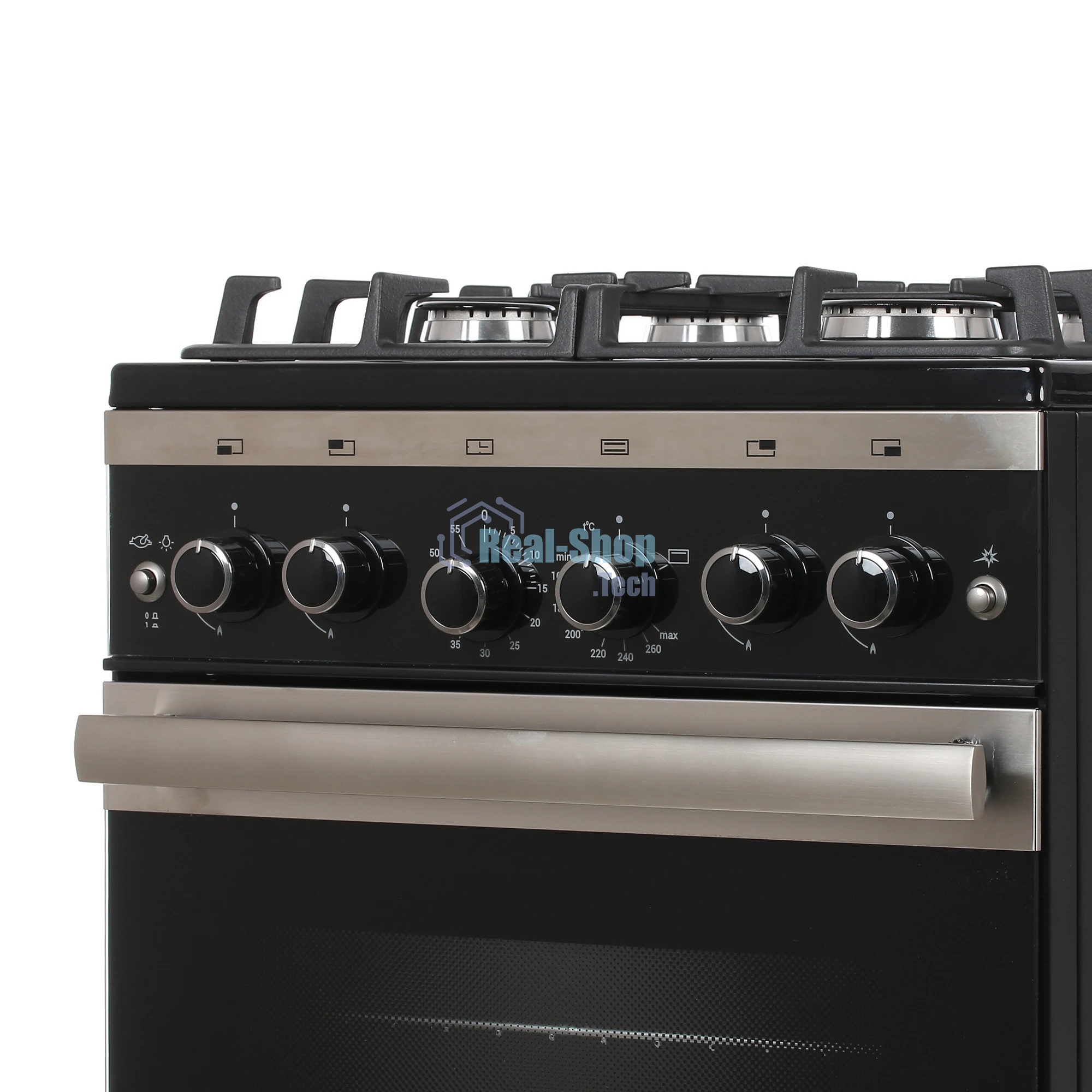 Плита газовая Gefest 5500-02 0069 серебристый/черный, конфорок 4 шт, духовка 52 л, 50 см x 85 см x 58.5 см