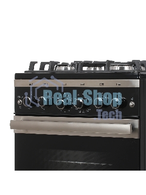 Плита газовая Gefest 5500-02 0069 серебристый/черный, конфорок 4 шт, духовка 52 л, 50 см x 85 см x 58.5 см