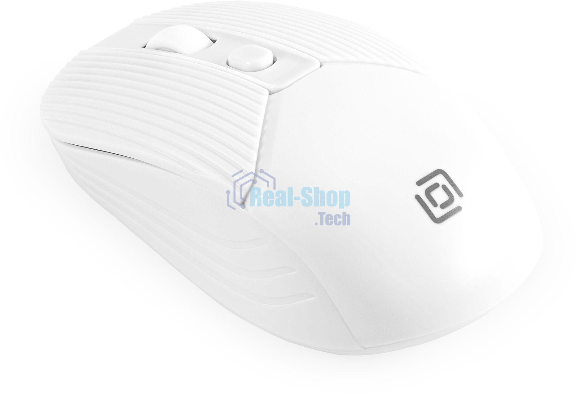 Мышь беспроводная Oklick 509MW белый, 1600 dpi, радиоканал, USB, кнопки - 4