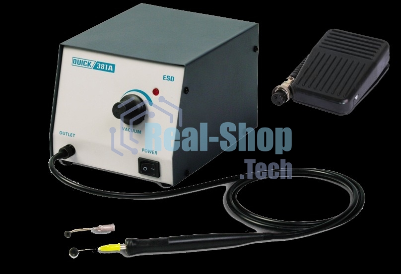 Вакуумный пинцет Quick 381A одноканальный