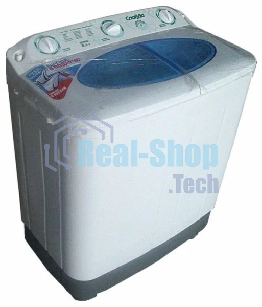 Стиральная машина Славда WS-80PET белый, загрузка вертикальная 8 кг, 1350 об/мин, класс А