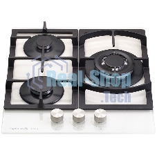 Газовая варочная панель Zigmund & Shtain M 26.4 W независимая, белый