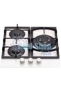 Газовая варочная панель Zigmund & Shtain M 26.4 W независимая, белый