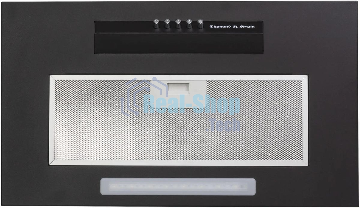 Вытяжка встраиваемая Zigmund & Shtain K 012.5 B черный, 52 см, 1010 куб. м/ч, 72 дБ
