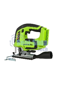 Лобзик электрический аккумуляторный GreenWorks GD24JS, 24V, бесщеточный без АКБ и ЗУ