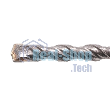 Бур по бетону Denzel двойная спираль, Cobalt W-tip, 10x160 мм, SDS PLUS