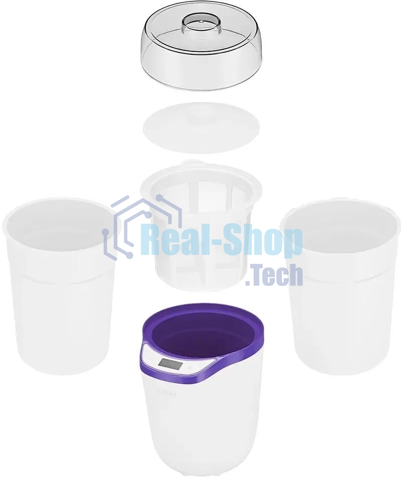 Йогуртница Kitfort КТ-2077-1 фиолетовый