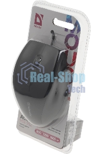 Мышь проводная Defender Accura MM-362 черный, 1600 dpi, USB, кнопки - 6