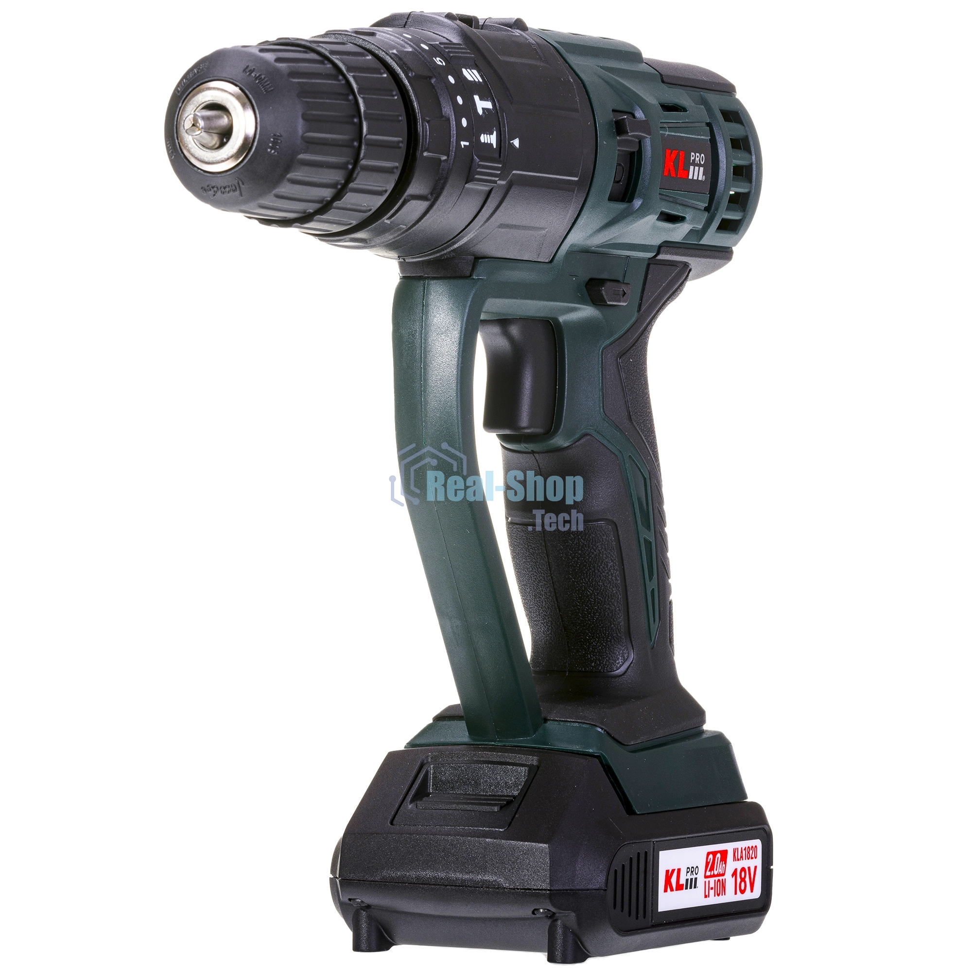 Профессиональный беспроводной мульти сет Klpro KLMS18-20 4в1 реноватор/уд шуруповерт/диск пила/лобзик (18В, Li-ion-2шт, 2.0А·ч,З/У, сумка + 20 аксес)