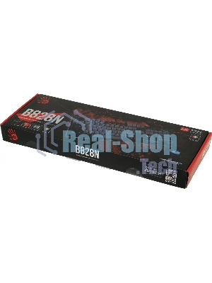 Клавиатура проводная A4Tech Bloody B828N USB черный/серый