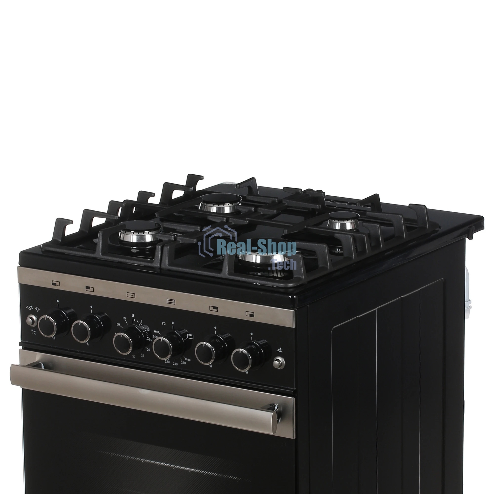 Плита газовая Gefest 5500-02 0069 серебристый/черный, конфорок 4 шт, духовка 52 л, 50 см x 85 см x 58.5 см