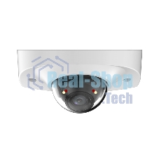 Уличная мини-купольная IP-видеокамера Dahua DH-IPC-HDBW2449FP-AS-IL-0360B Smart Dual Light с ИИ 4Мп, 1/2.9” CMOS, объектив 3.6мм, видеоаналитика, ИК до 30м, LED до 30м, IP67, корпус: металл