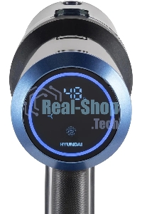 Пылесос ручной Hyundai HYV-S7970 серый/синий 500Вт уборка сухая контейнер