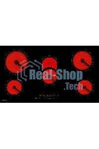 Электрическая варочная панель Graude EK 90.0 S независимая, черный