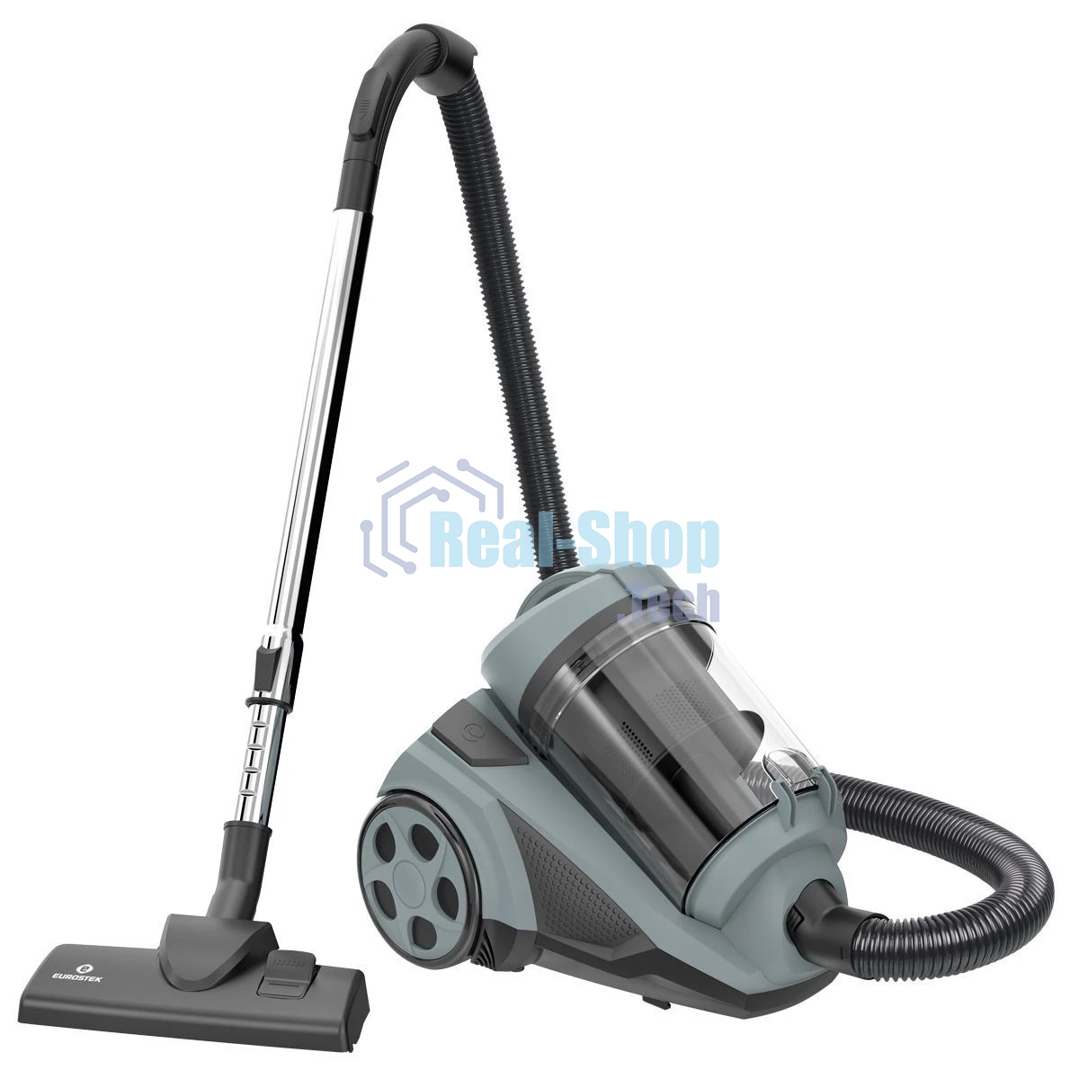 Пылесос Eurostek EVC-3010 синий, 400/2800 Вт, уборка сухая, пылесборник контейнер 3 л