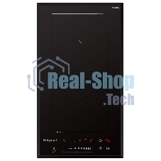 Индукционная варочная поверхность Hotpoint HS 1430 BA, 2 конфорки, с зоной расширения, стеклокерамика, 3500 Вт