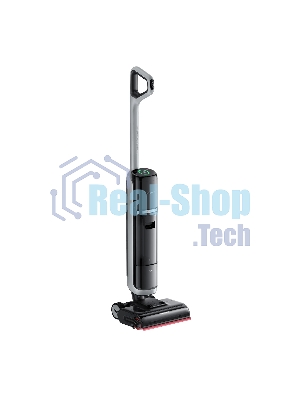 Пылесос вертикальный моющий Dreame Wet& Dry Cordless Vacuum Cleaner H15 Pro Heat черный, питание от аккумулятора, 400 Вт, уборка влажная/сухая, пылесборник 0.7 л
