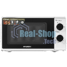 Микроволновая печь Hyundai HYM-M2041 белый, 20 л, 700 Вт, переключатели - поворотный механизм