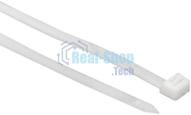 Хомут кабельный 4.8х250 нейл. бел. (уп. 100 шт) EKF plc-c-4.8x250