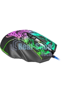 Мышь проводная Defender Bulletstorm GM-928 черный, 7200 dpi, USB, кнопки - 7