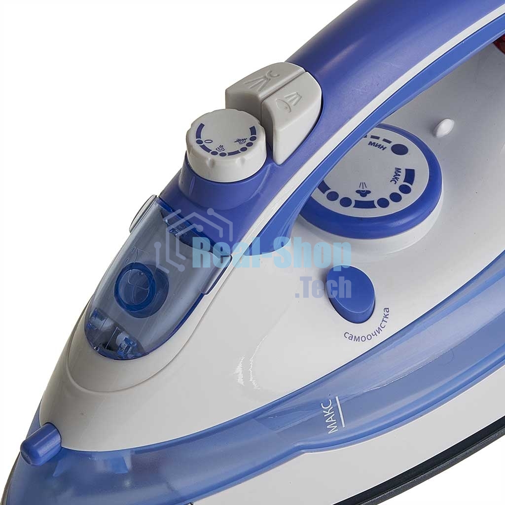 Утюг Delta DL-711 белый с фиолетовым