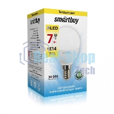 Светодиодная (LED) лампа Smartbuy-P45-07W/3000/E14