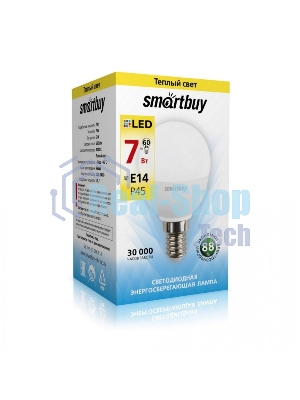 Светодиодная (LED) лампа Smartbuy-P45-07W/3000/E14