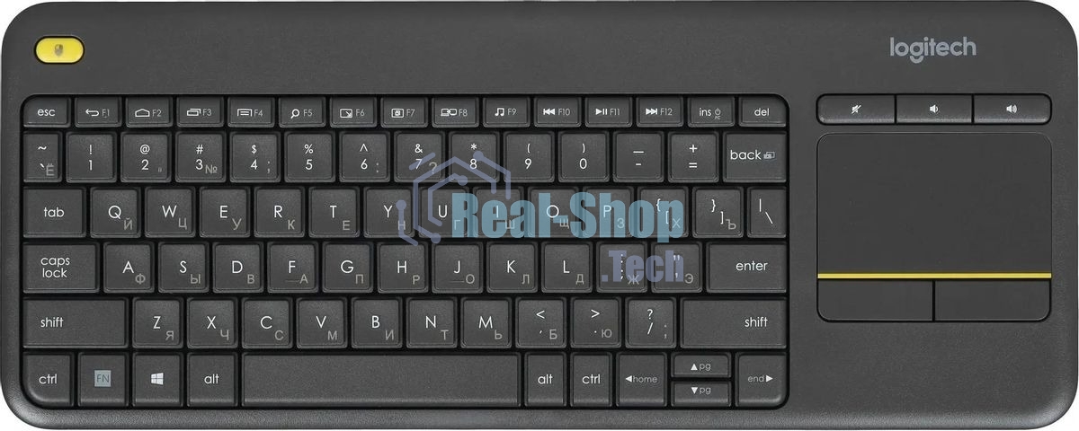 Клавиатура 920-007147 Logitech Keyboard K400 Wireless Touch Plus USB RTL 