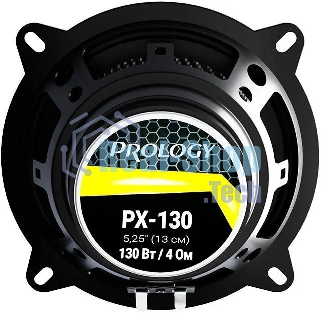 Колонки автомобильные Prology PX-130 130Вт 89дБ 4Ом 13см (5дюйм) (ком.:2кол.) коаксиальные двухполосные