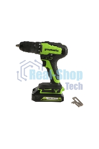 Дрель-шуруповерт аккумуляторная GREENWORKS 3704007UA, Аккумуляторная, 24В